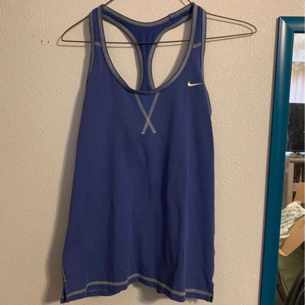 Small Blue Nike tank top
